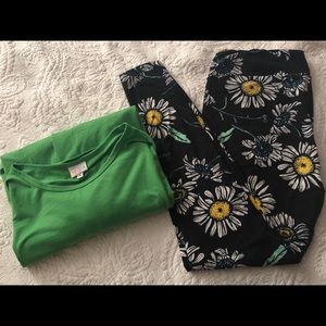 LulaRoe TC leggings and XL Irma